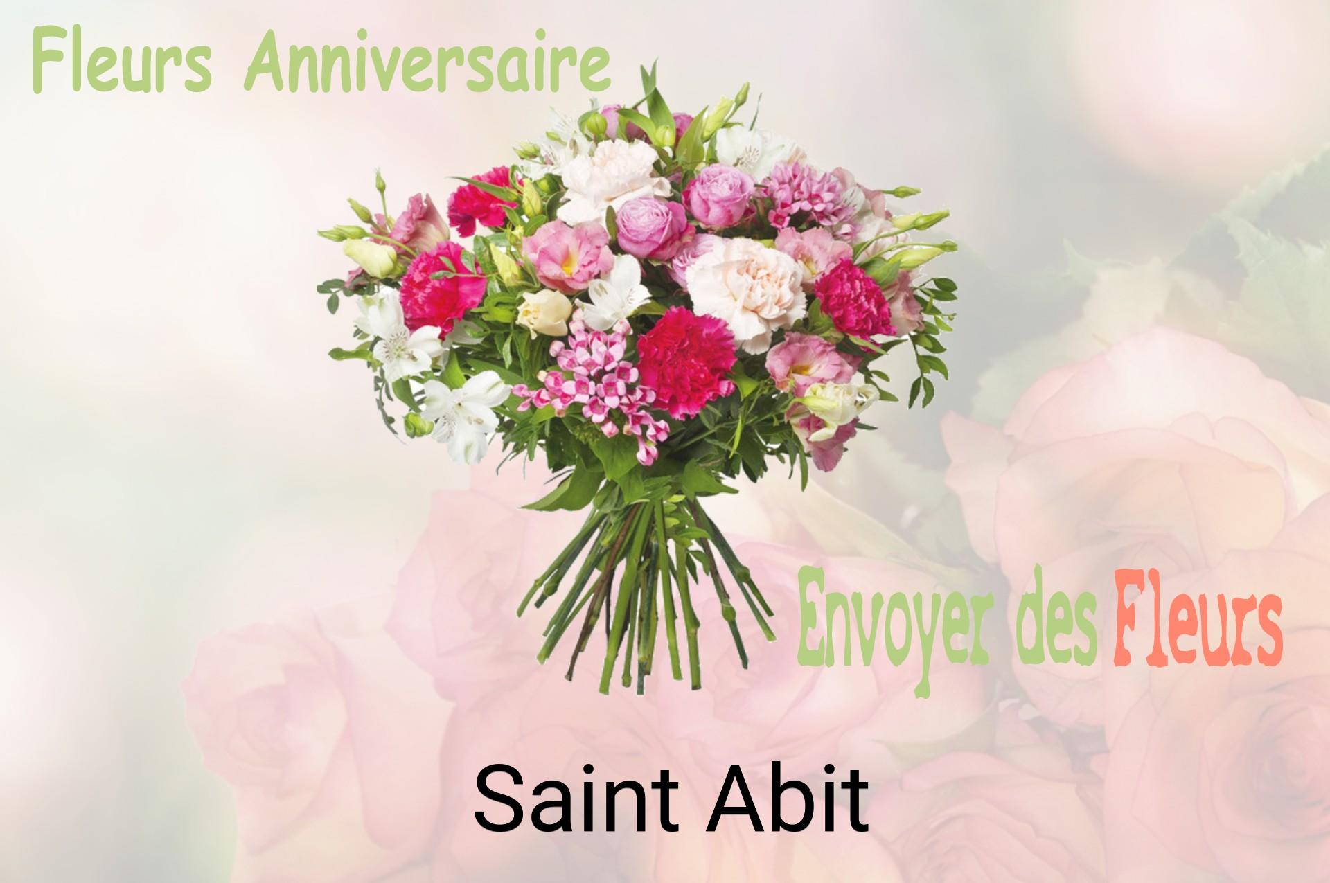Bouquet de fleurs d’anniversaire livré à Saint-Abit