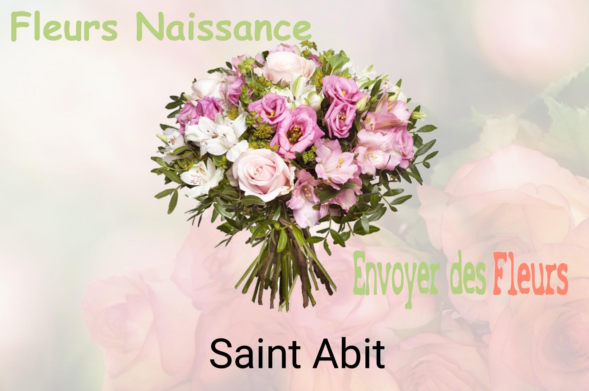 Bouquet de fleurs de naissance livré à Saint-Abit